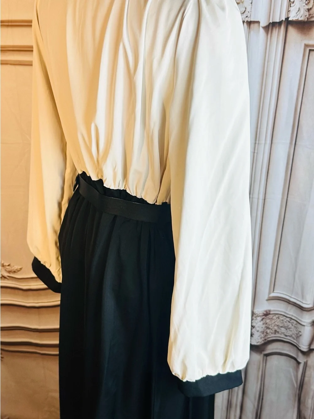 SHEIN Button-Front Maxi Skirt in Dark Green